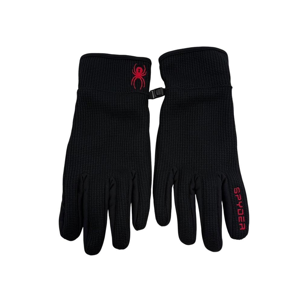 Spyder | Knit Tech Gloves Black Red Winter Ski Grip